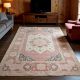 Modern Handknotted Wool Rug Pixel